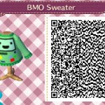 BMO Sweater Animal Crossing QR Code