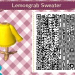Lemongrab Sweater Animal Crossing QR Code