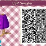 Lumpy Space Princess Sweater Animal Crossing QR Code