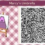 Marceline Umbrella Animal Crossing QR Code