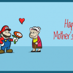 Geeky Mother's Day Card - Mario and Luigi