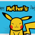Geeky Mother's Day Card - Pikachu