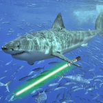 Shark With A Lightsaber
