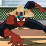 Spiderman Wearing a Sombrero