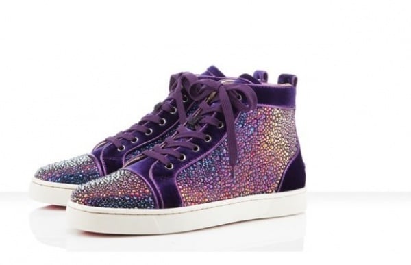 Metallic Purple Sneakers