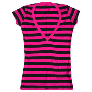 Pink and Black Tee