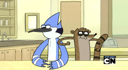 Mordecai and Rigby - Regular Show - Fictional Friendship Goals