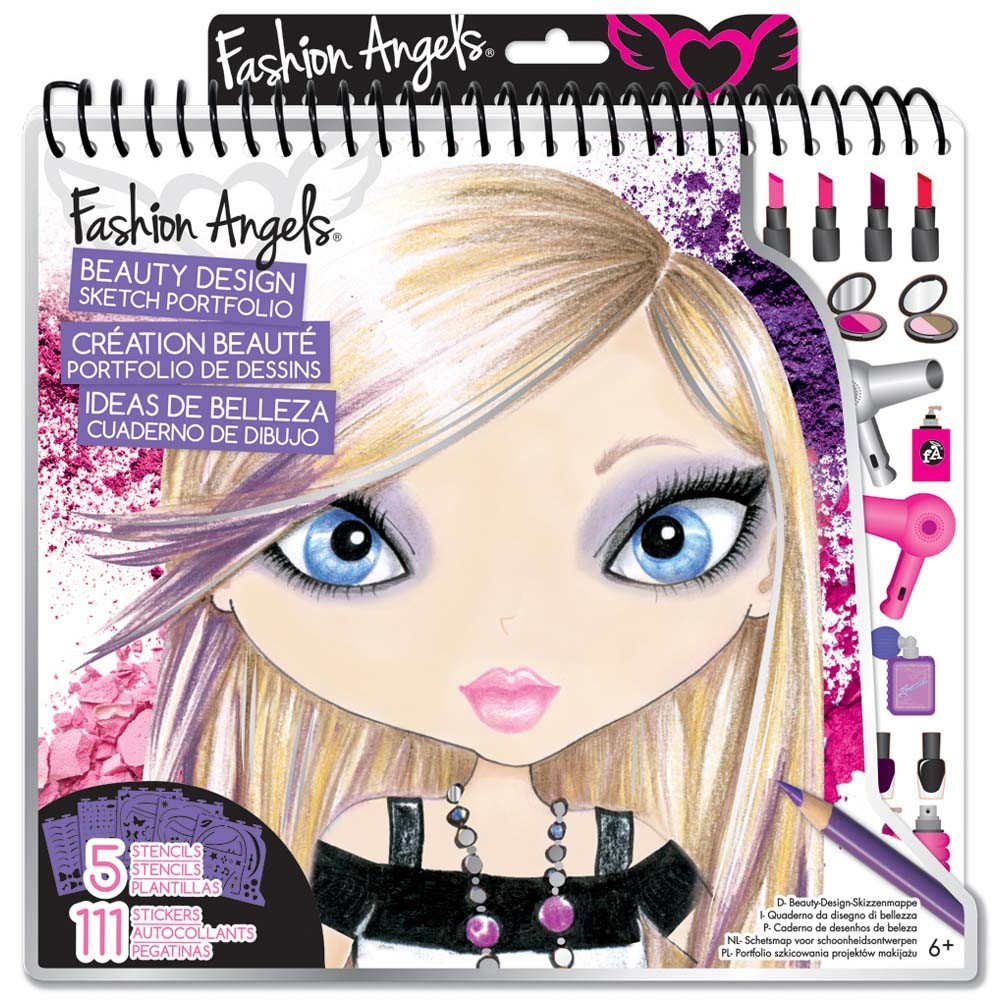 Fashion Angels Fashion Design Sketch Portfolio for Kids - Fashion Design Sketch  Book for Beginners, Fashion Sketch