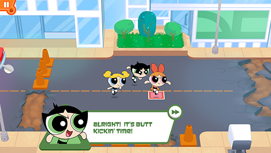 Flipped Out – The Powerpuff Girls Match 3 Puzzle / Fighting Action Game by Cartoon  Network