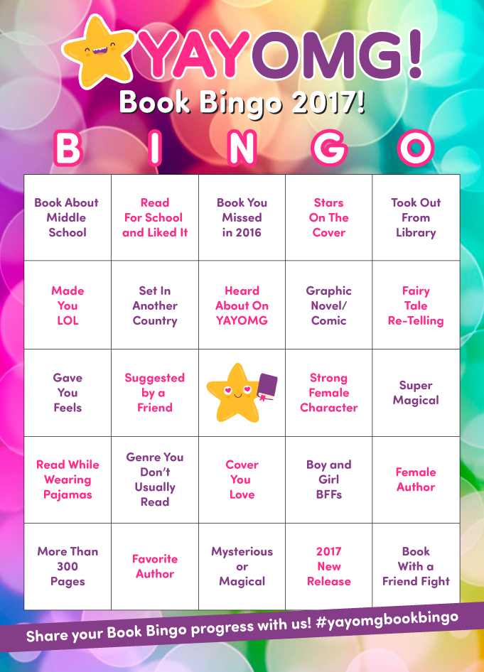 YAYOMG Book Bingo 2017