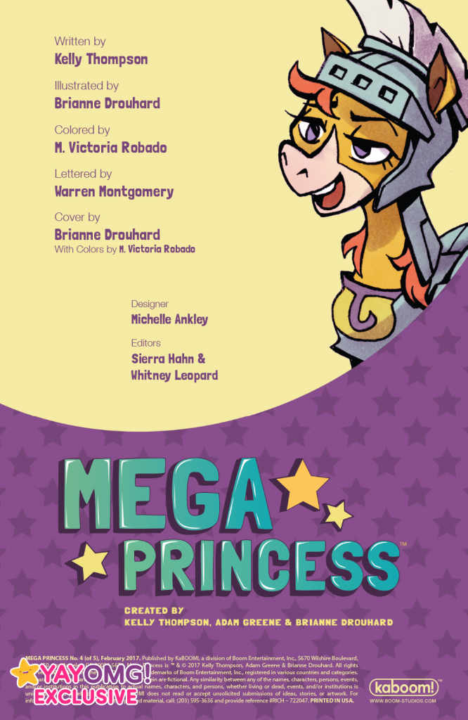 Mega Princess #4 Preview - KaBOOM!, BOOM! Studios