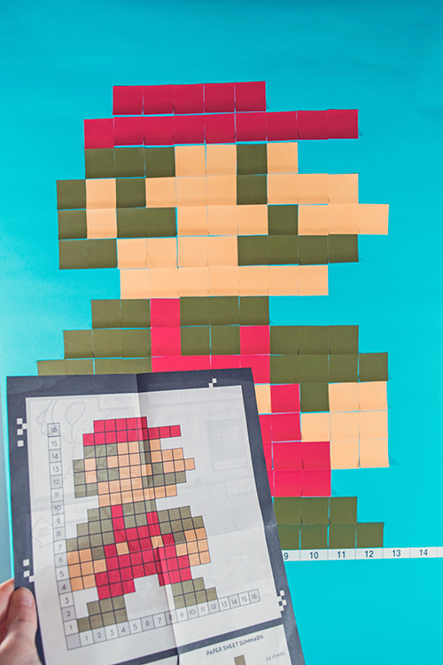 Tips for creating Post-it® Super Sticky Note pixel art