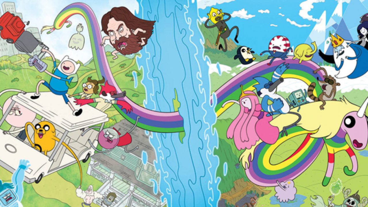 Adventure time and regular show crossover