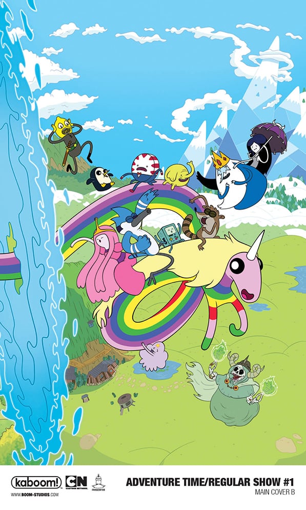 Adventure Time/Regular Show Comic Crossover - BOOM! Studios