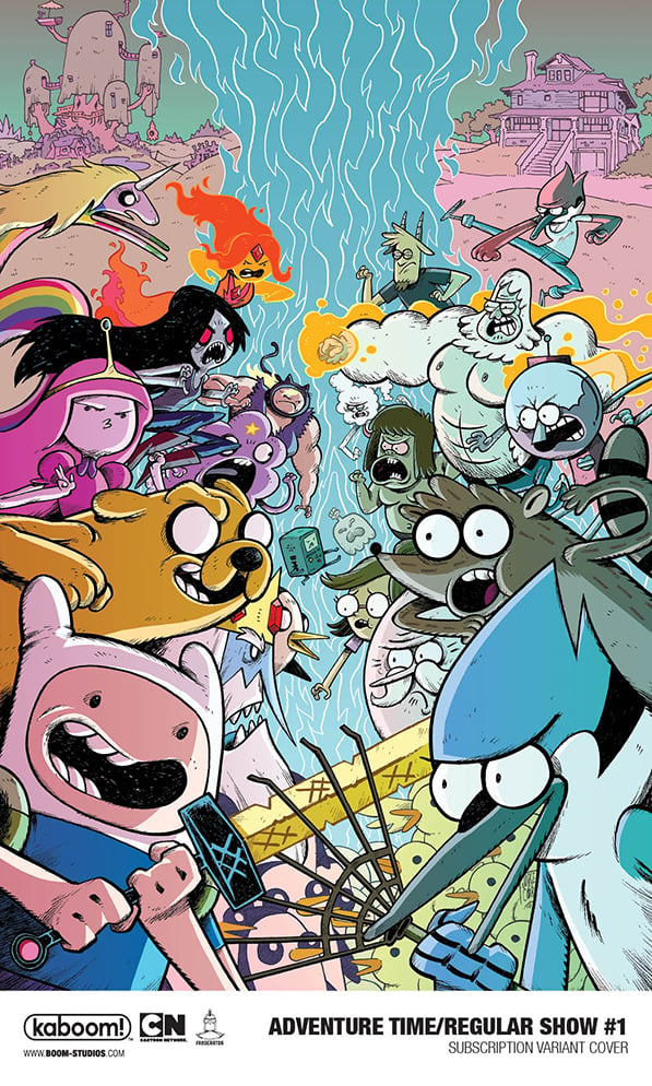 Adventure Time/Regular Show Comic Crossover - BOOM! Studios