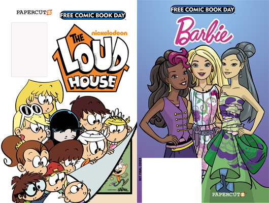 Free Comic Book Day 2017 - The Loud House/Barbie - Papercutz