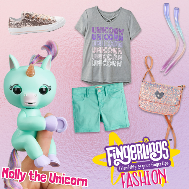 Fingerlings Fashion: Molly the Unicorn Lookbook + GIVEAWAY