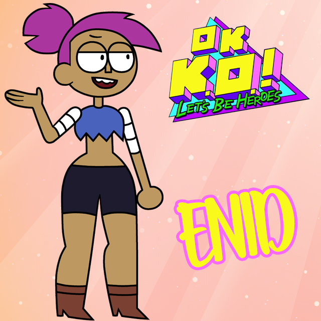 Enid (OK K.O.)  Ok ko let's be heroes, Enid, Kos