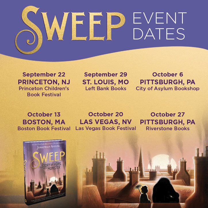 10 Fun Facts About Sweep: The Story of a Girl and Her Monster with Author Jonathan Auxier
