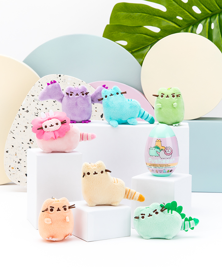 Heart Eyes - Pusheen Surprise Plush Series 9 - Dinosheen