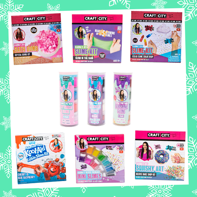 Holly Jolly Giveaway: Craft City Slime Haul