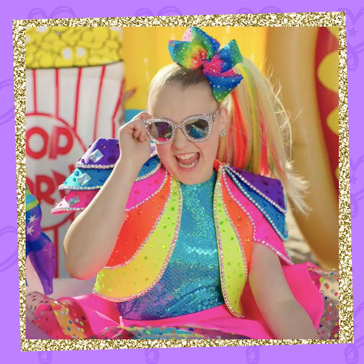 JoJo Siwa in the It's Time to Celebrate music video