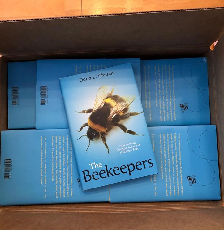 A box full of The Beekeepers books