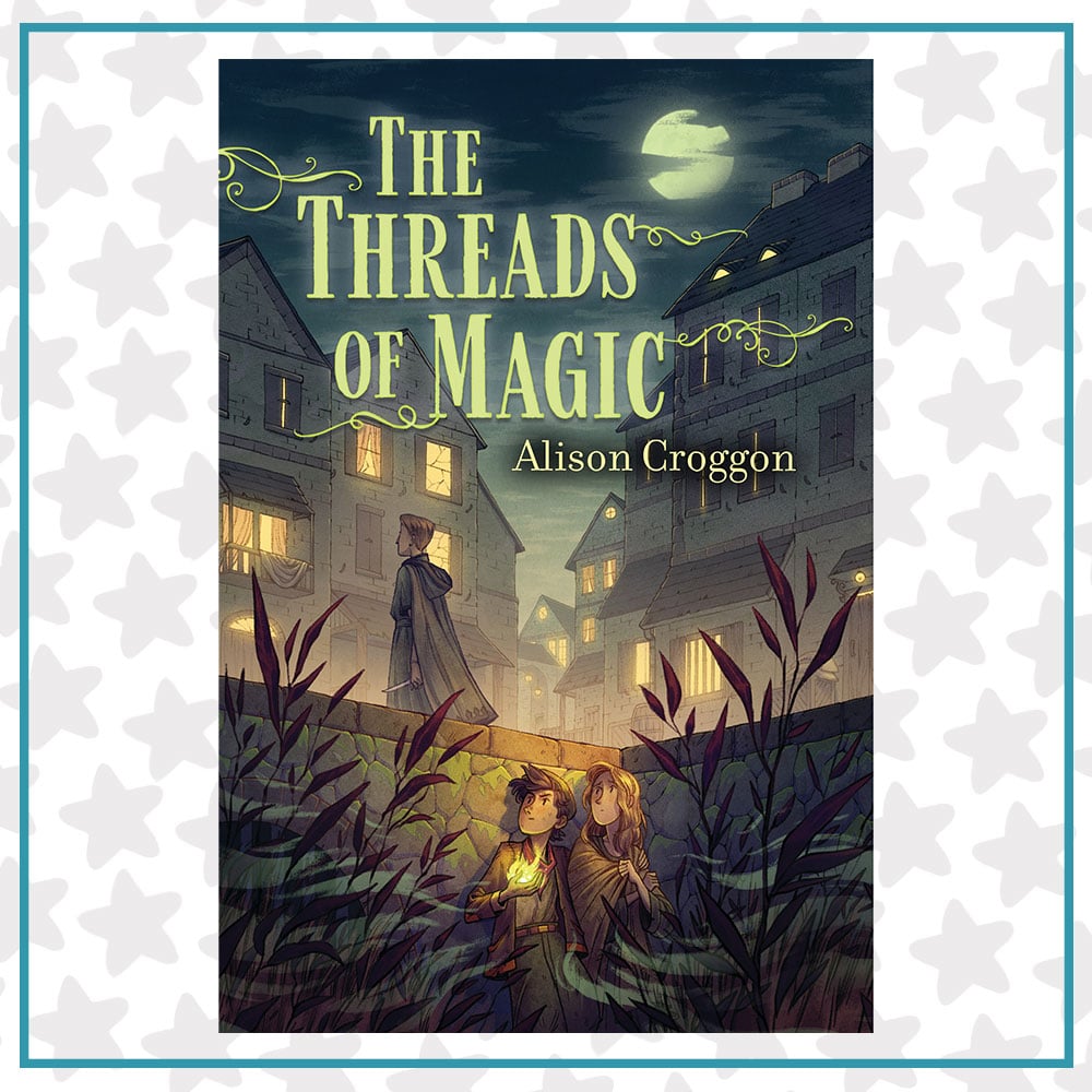 Book cover for The Threads of Magic by Alison Croggon