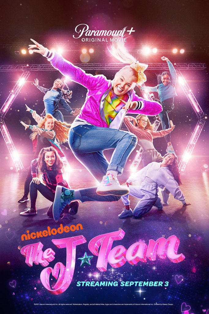 Poster for The J-Team featuring JoJo Siwa on Paramount+