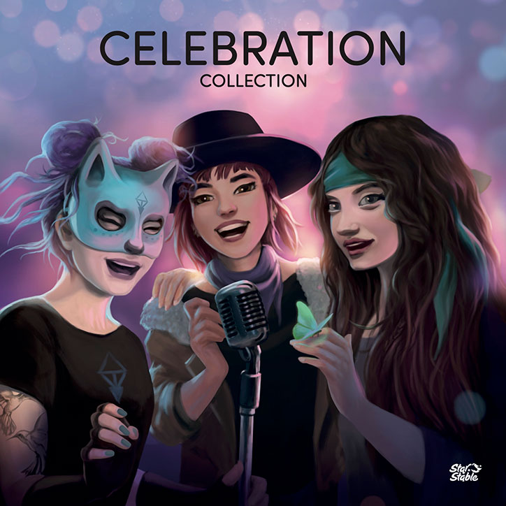 Cover for the Celebration Collection vinyl album from Star Stable