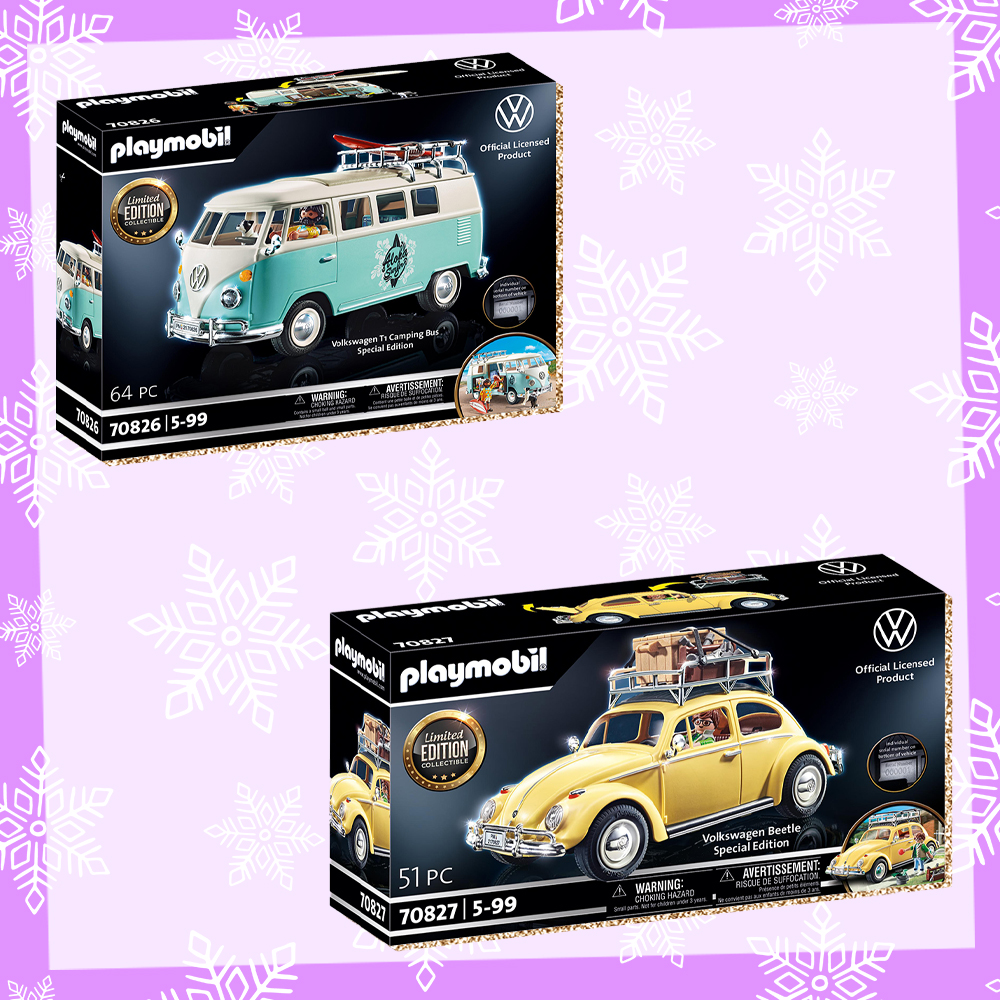 Playmobil® 70826 Volkswagen T1 Combi + 70827 Volkswagen Beetle New