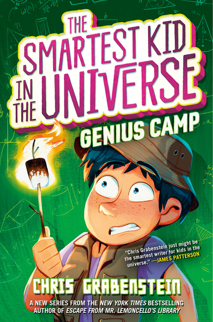 Book cover for The Smartest Kid in the Universe: Genius Camp by Chris Grabenstein