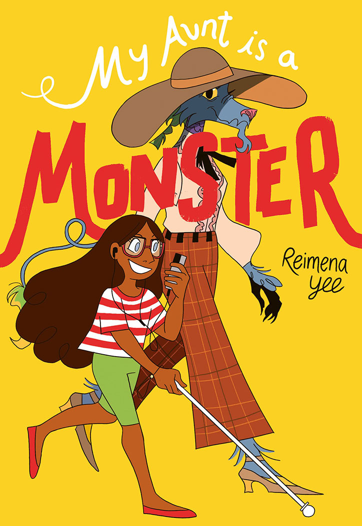 Book cover for My Aunt is a Monster by Reimena Yee