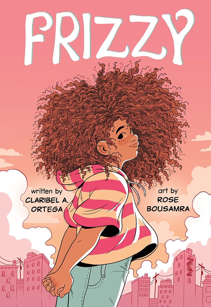Book cover for Frizzy by Claribel A. Ortega and Rose Bousamra