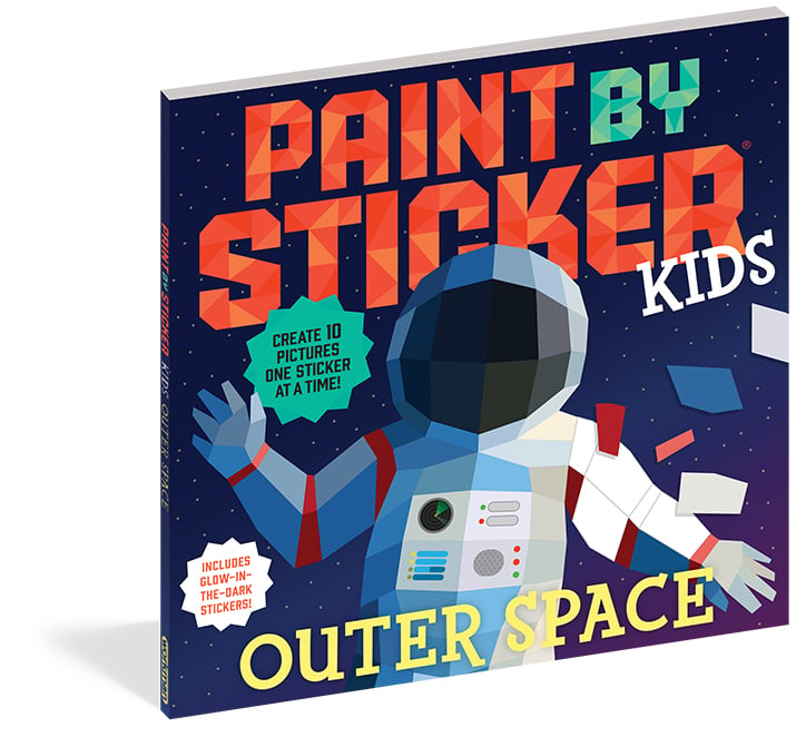 Book cover for Paint by Sticker Kids: Outer Space