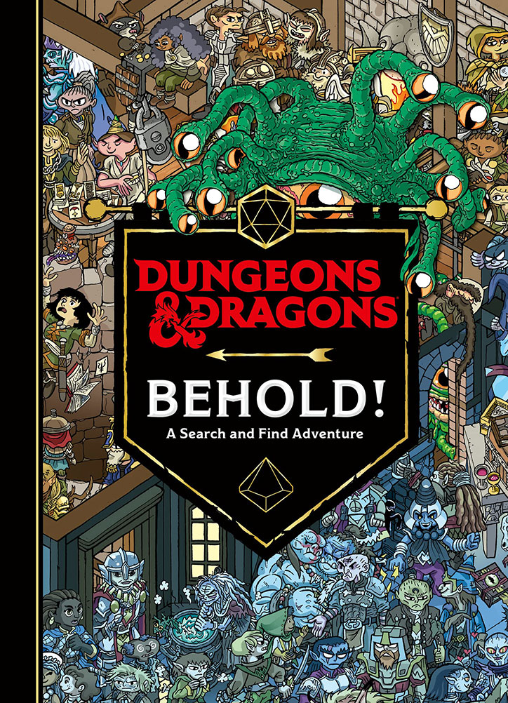 Book cover for Dungeons & Dragons Behold! Search and Find Adventure book