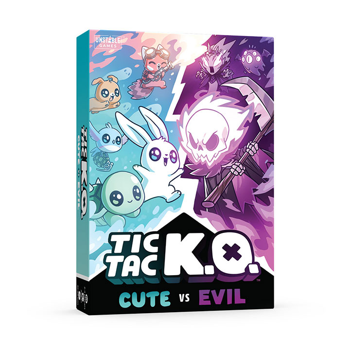 Product photo of Tic Tac K.O. Cute vs Evil game box