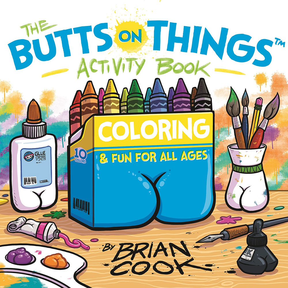 Book cover for The Butts on Things Activity Book by Brian Cook