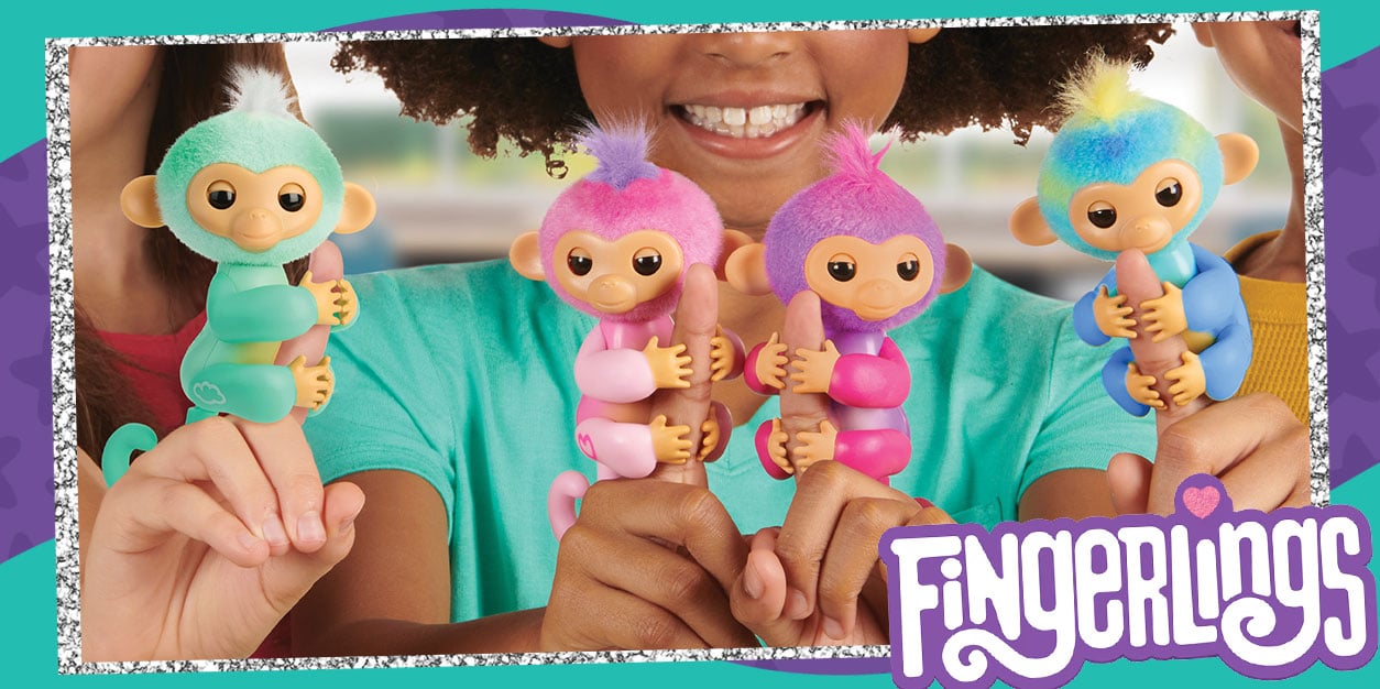 Fingerlings Interactive Baby Monkey Charli, 70+ Sounds & Reactions