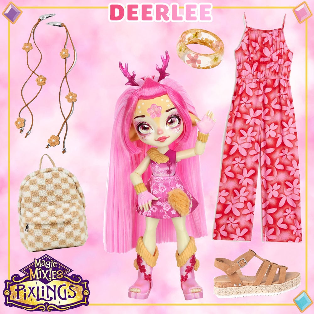 Deerlee the Deer Magic Mixies Pixlings Style Guide