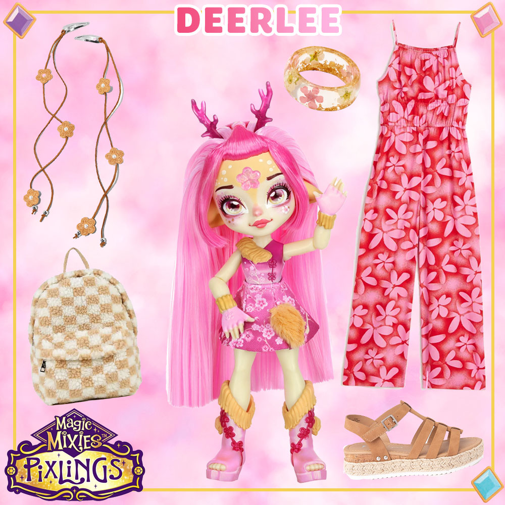 Deerlee the Deer Magic Mixies Pixlings Style Guide