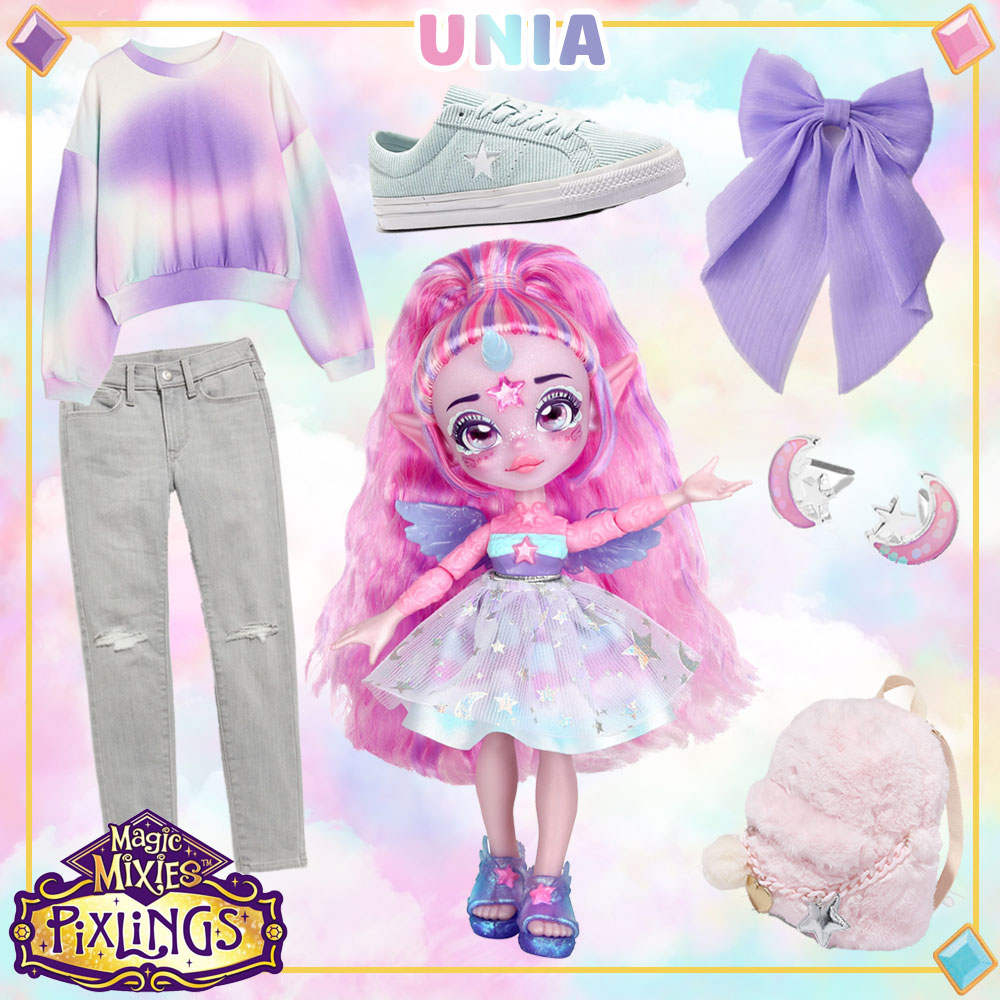 Unia the Unicorn Magic Mixies Pixlings Style Guide