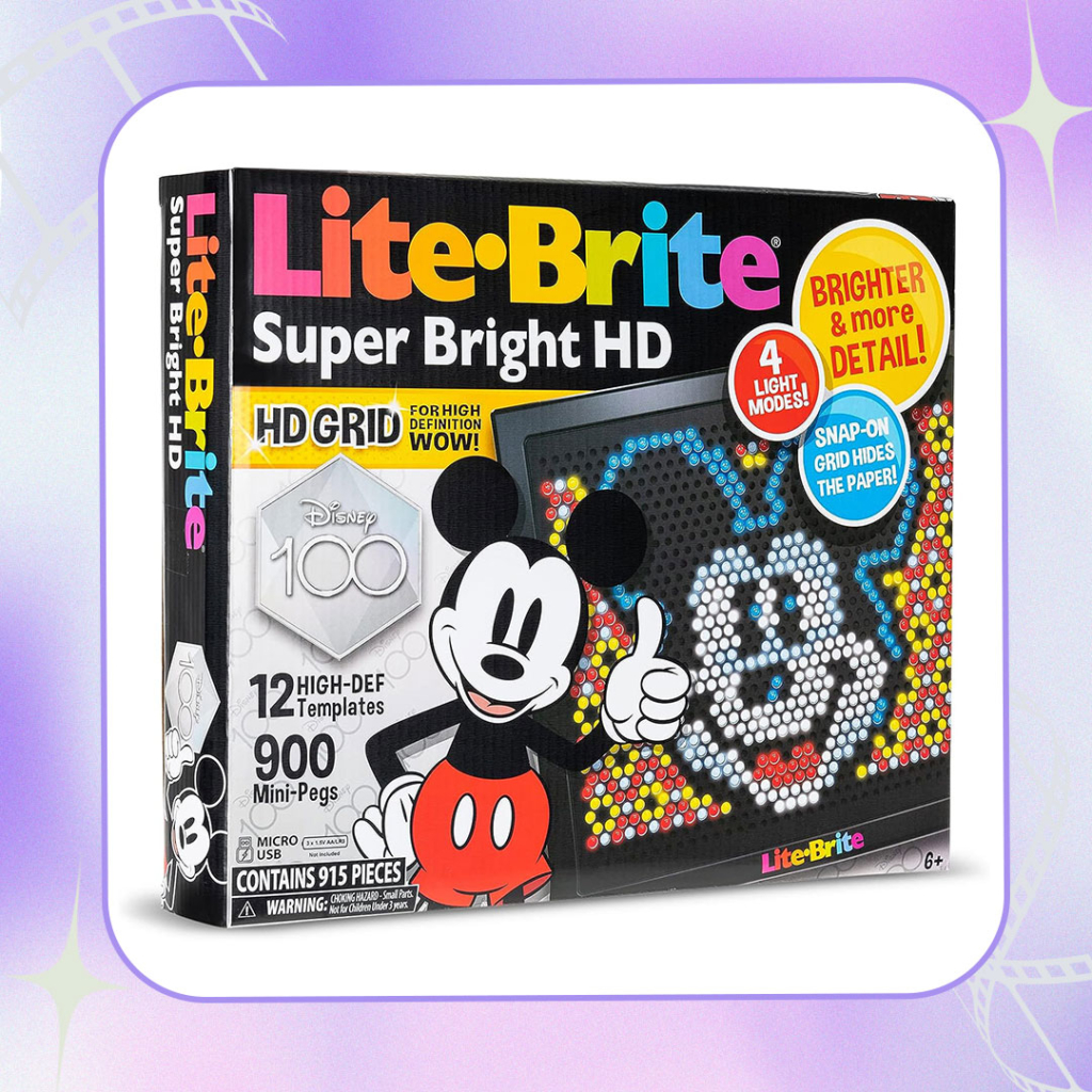 Disney 100 Lite-Brite Super Bright HD