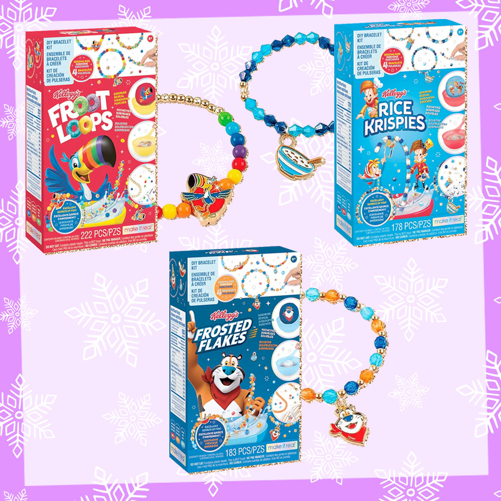 Make It Real Cereal-sly Cute Kellogg's Frosted Flakes DIY Bracelet Kit