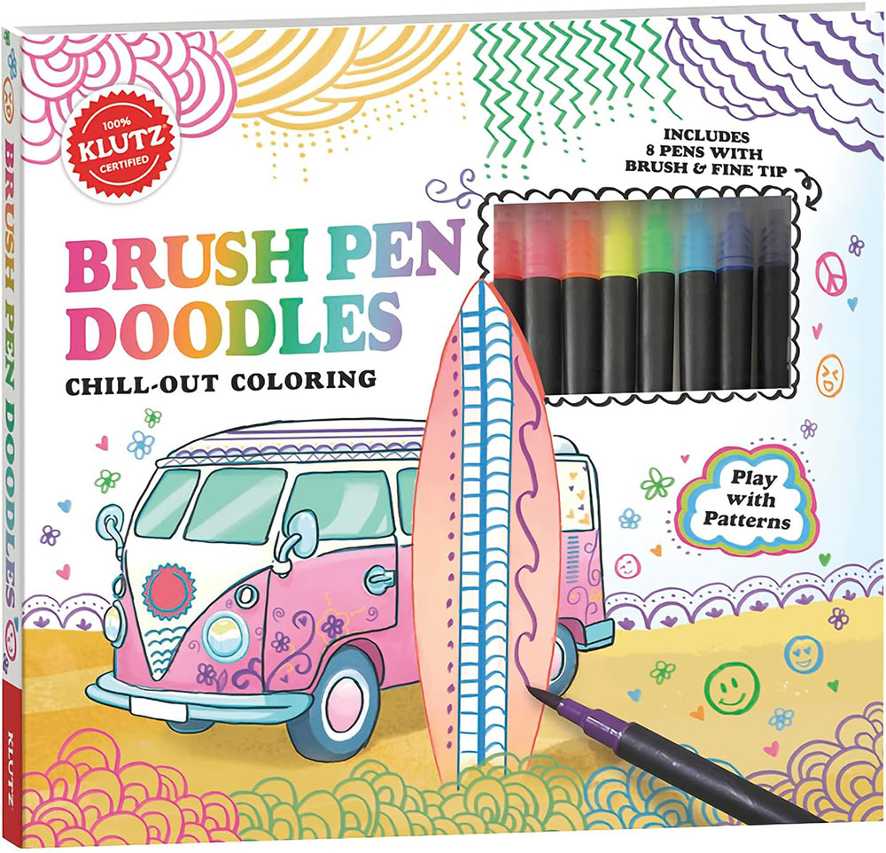 Box Art for the Brush Pen Doodles Kit