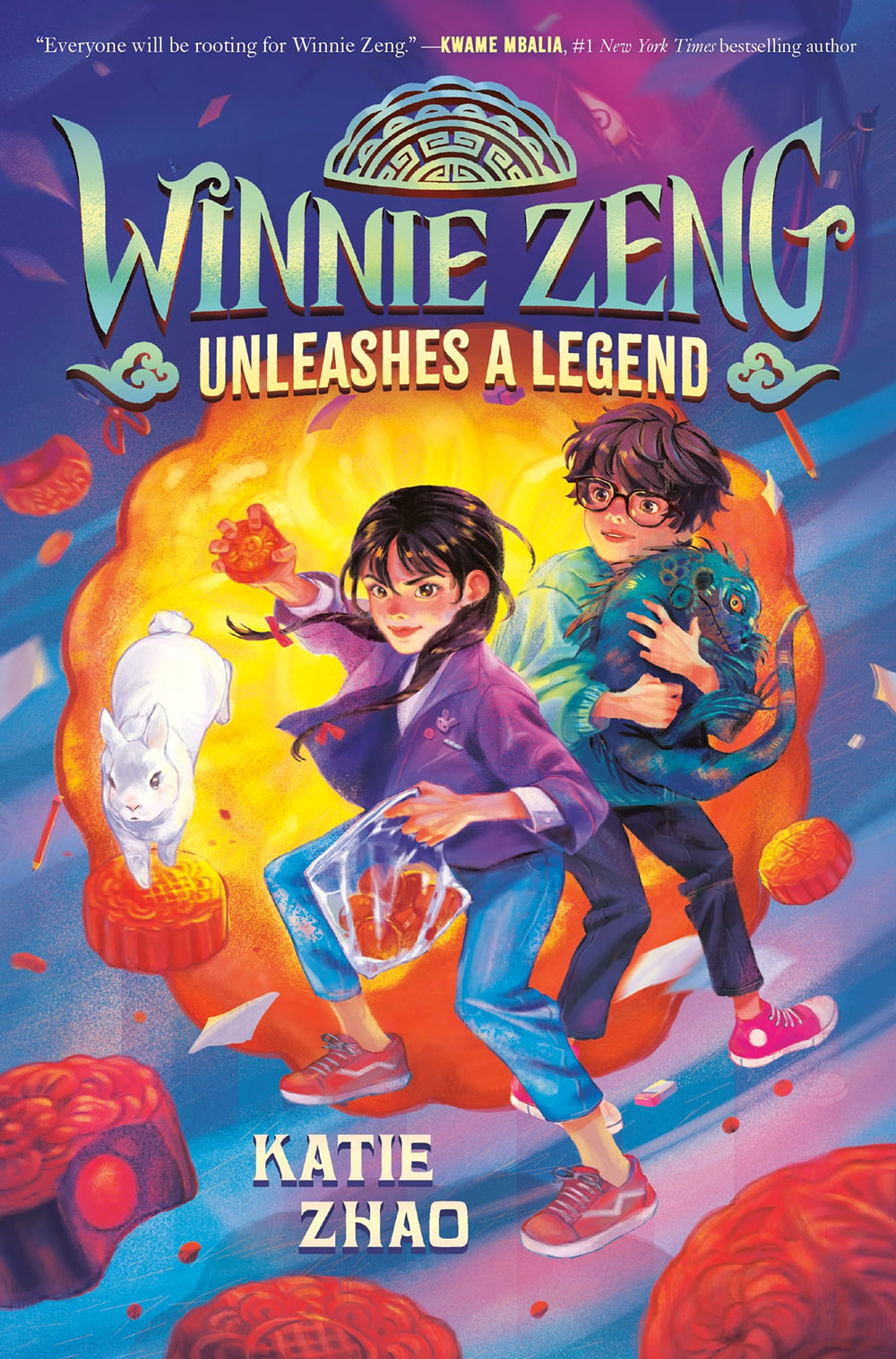 Book cover for Winnie Zeng Unleashes a Legend by Katie Zhao