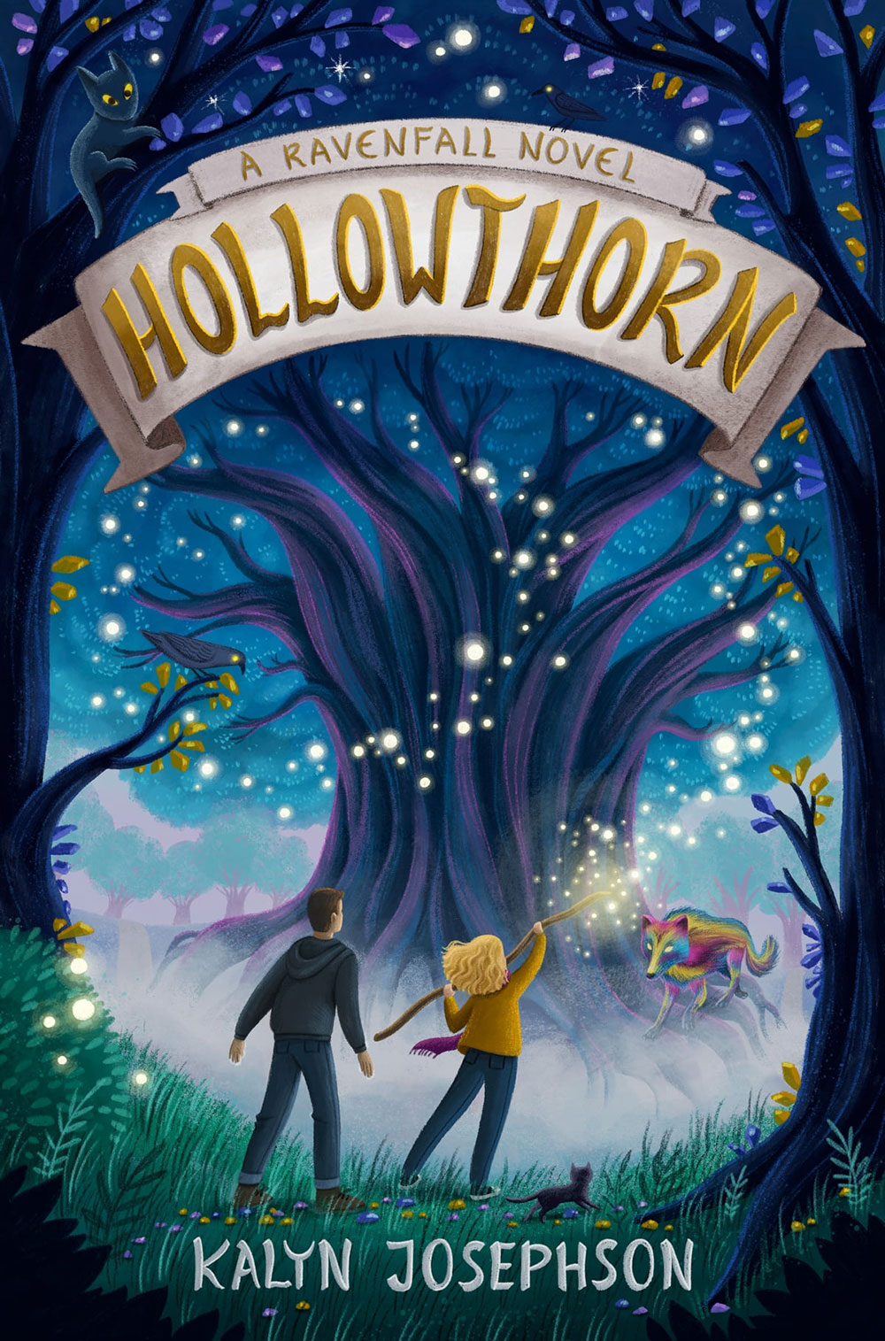 Book cover for Hollowthorn: A Ravenfall Novel by Kalyn Josephson