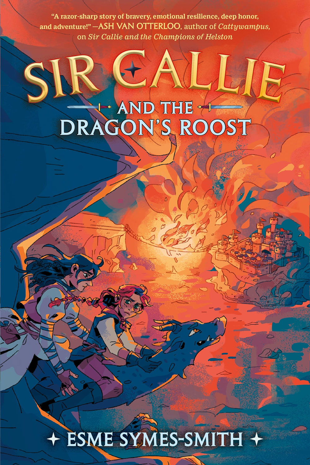 Book cover for Sir Callie and the Dragon's Roost by Esme Symes-Smith