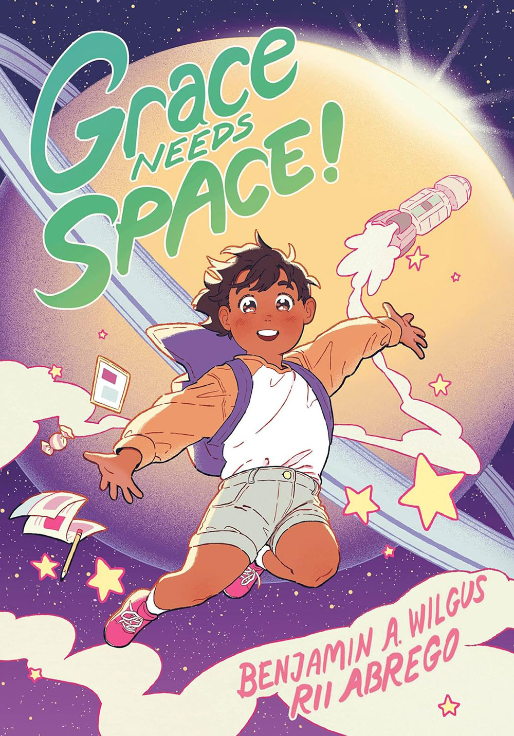 Book cover for Grace Needs Space! by Benjamin A. Wilgus and Rii Abrego