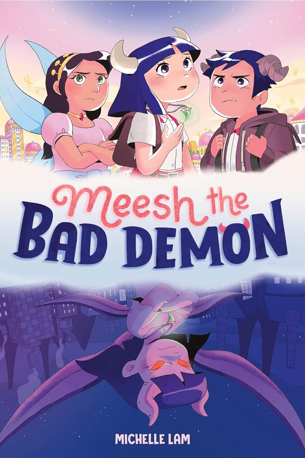 Book cover for Meesh the Bad Demon by Michelle Lam